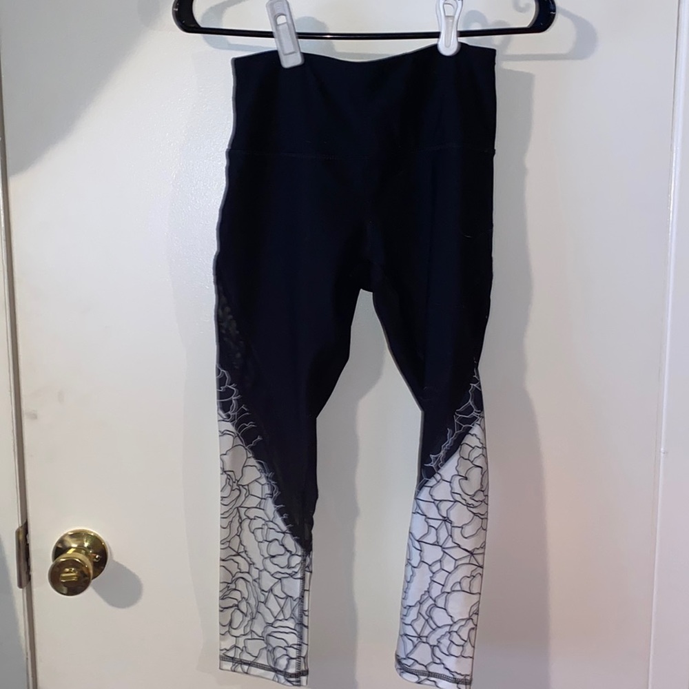 (S) RBX Black Knee Length Leggings